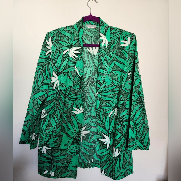 Vintage 80's-90's printed White Stag Blazer - Picture 3 of 10